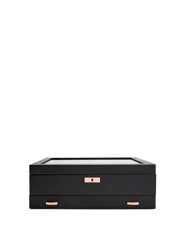 WOLF Axis 10-Piece Watch Box with Drawer