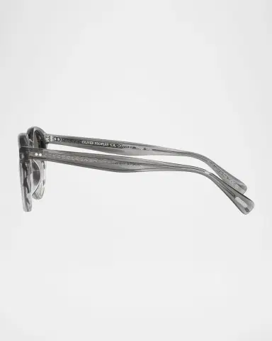 Oliver Peoples Men's The Romare Sun Keyhole-Bridge Round Sunglasses | Thumbnail 2