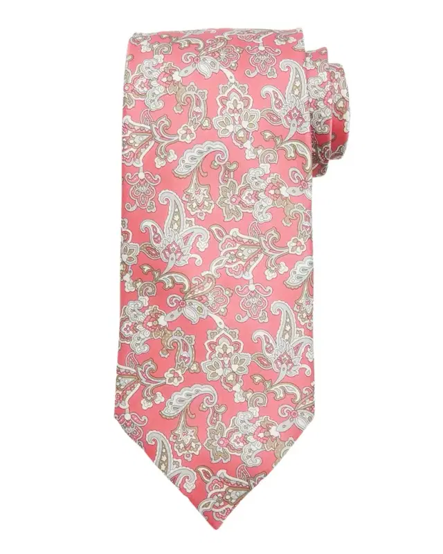 Men's Paisley-Print Silk Tie