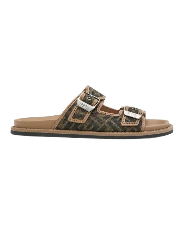 Men's FF Jacquard Slide Sandals