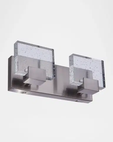 Ellington Alamere 2-Light LED Vanity - Brushed Nickel | Thumbnail 3 Ellington Alamere 2-Light LED Vanity - Brushed Nickel | Thumbnail 3