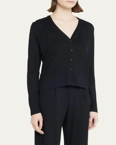MAJESTIC FILATURES Soft Touch Button-Front Cardigan | Thumbnail 4 MAJESTIC FILATURES Soft Touch Button-Front Cardigan | Thumbnail 4