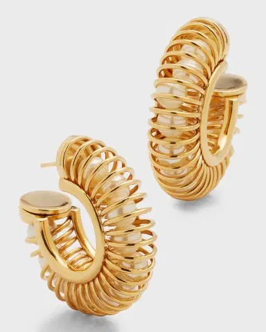 Oscar de la Renta Mola Hoop Earrings | Thumbnail 2
