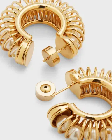 Oscar de la Renta Mola Hoop Earrings | Thumbnail 3