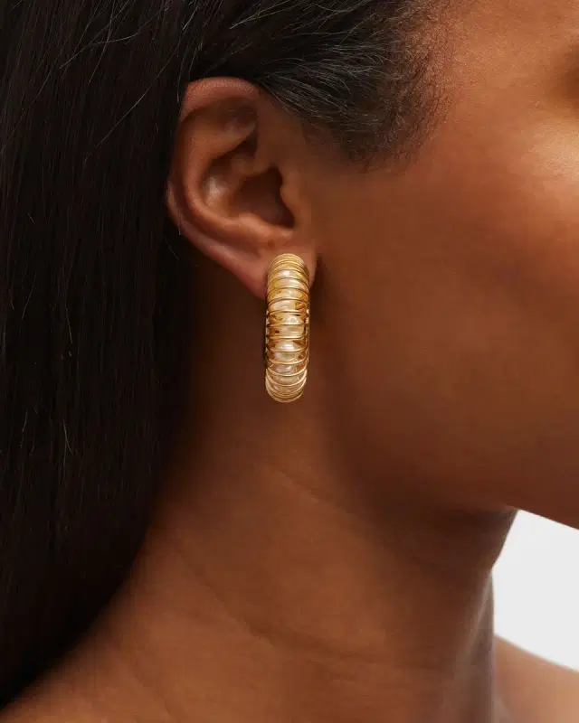 Mola Hoop Earrings