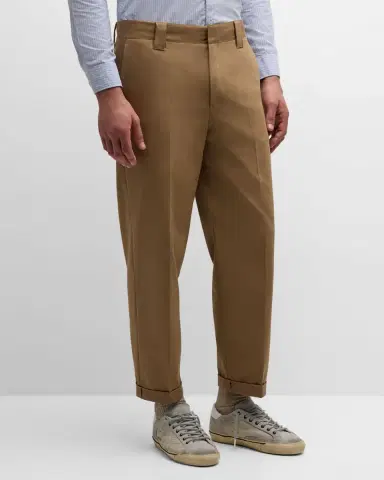Golden Goose Men's Comfort Cotton Chino Skate Pants | Thumbnail 3