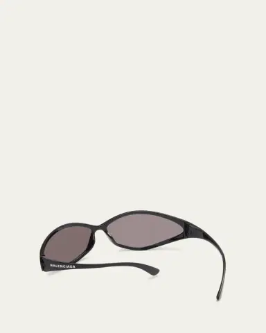 Balenciaga Men's Acetate Wrap Sunglasses | Thumbnail 2