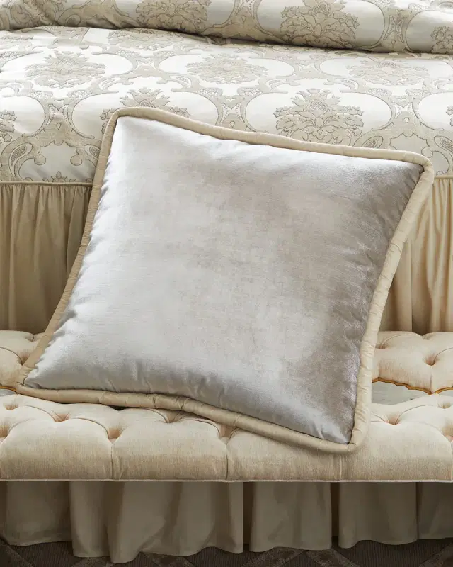 Elizabeth Velvet Euro Sham, 26"Sq.