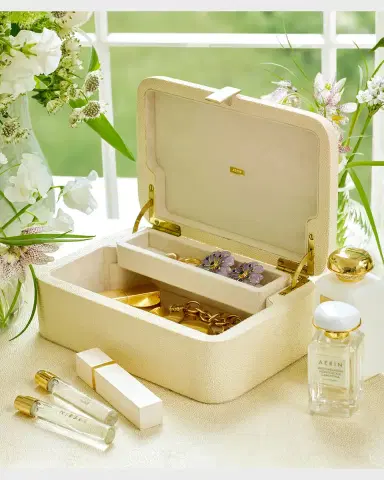 AERIN Abella Faux Shagreen Large Jewelry Box | Thumbnail 5