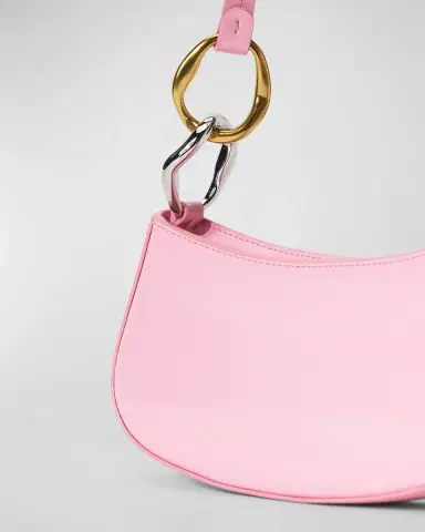 STAUD Ollie Zip Leather Shoulder Bag | Thumbnail 3