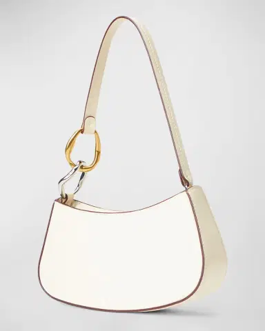 STAUD Ollie Zip Leather Shoulder Bag | Thumbnail 4