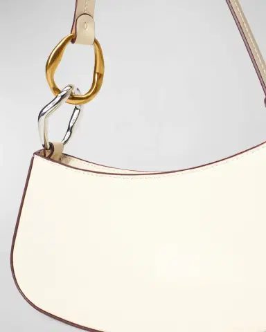 STAUD Ollie Zip Leather Shoulder Bag | Thumbnail 5