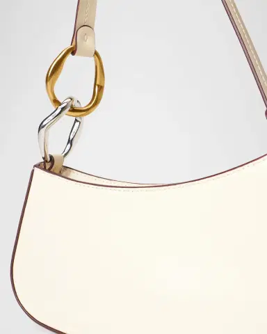 STAUD Ollie Zip Leather Shoulder Bag | Thumbnail 6