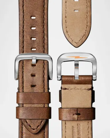 Shinola Runwell Leather Strap Automatic Watch, 45mm | Thumbnail 4 Shinola Runwell Leather Strap Automatic Watch, 45mm | Thumbnail 4