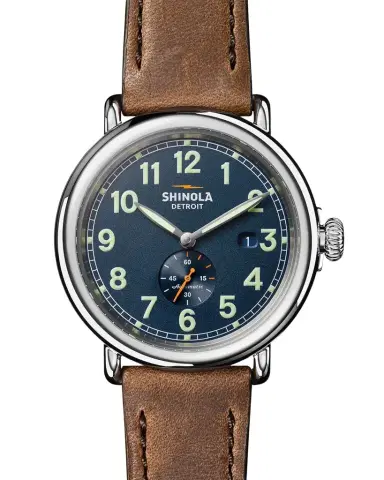 Shinola Runwell Leather Strap Automatic Watch, 45mm | Thumbnail 1 Shinola Runwell Leather Strap Automatic Watch, 45mm | Thumbnail 1