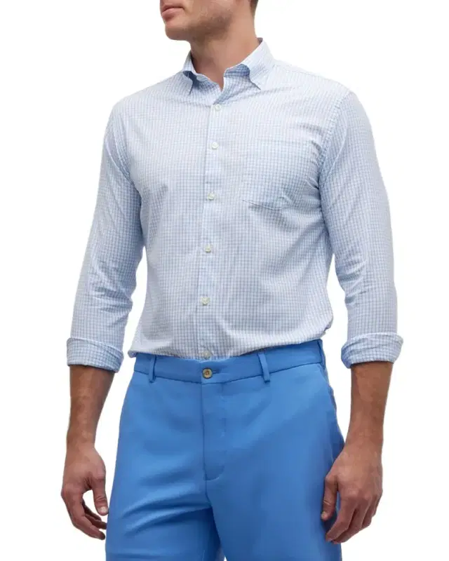 Men 's Hanford Performance Twill Sport Shirt