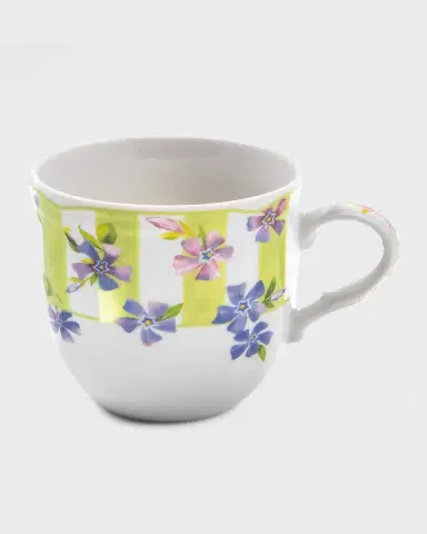 MacKenzie-Childs Green Wildflowers Mug | Thumbnail 3
