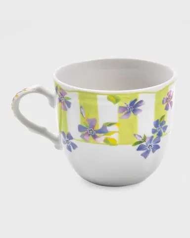 MacKenzie-Childs Green Wildflowers Mug | Thumbnail 4