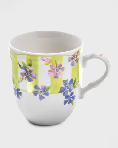 MacKenzie-Childs Green Wildflowers Mug | Thumbnail 5