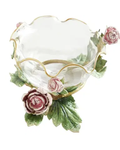 Jay Strongwater Peony Bowl | Thumbnail 1 Jay Strongwater Peony Bowl | Thumbnail 1