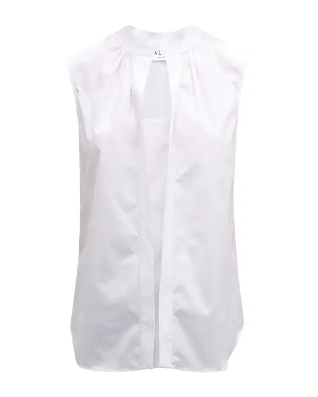 Callas Milano Olympia Sleeveless Split-Neck Blouse