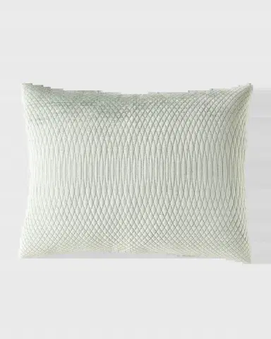 Callisto Home Rivena Quilted Velvet Standard Sham | Thumbnail 2