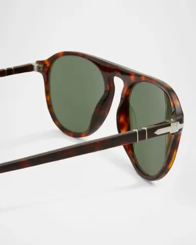 PERSOL Men's Keyhole Bridge Round Sunglasses | Thumbnail 5 PERSOL Men's Keyhole Bridge Round Sunglasses | Thumbnail 5