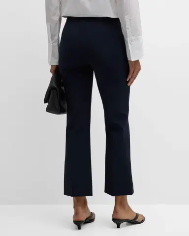 CALLAS MILANO Lola Cropped Stretch Crepe Flare Pants | Thumbnail 3 CALLAS MILANO Lola Cropped Stretch Crepe Flare Pants | Thumbnail 3
