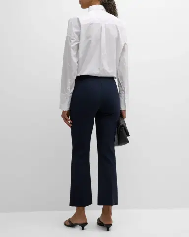 CALLAS MILANO Lola Cropped Stretch Crepe Flare Pants | Thumbnail 6 CALLAS MILANO Lola Cropped Stretch Crepe Flare Pants | Thumbnail 6