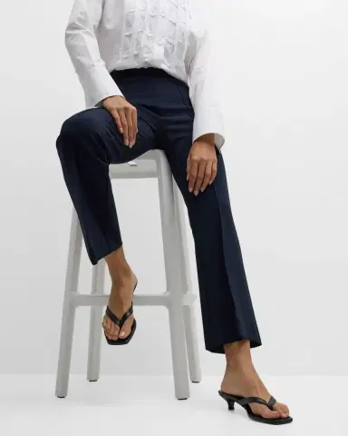 CALLAS MILANO Lola Cropped Stretch Crepe Flare Pants | Thumbnail 7 CALLAS MILANO Lola Cropped Stretch Crepe Flare Pants | Thumbnail 7