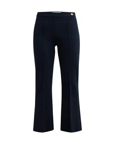 CALLAS MILANO Lola Cropped Stretch Crepe Flare Pants | Thumbnail 1 CALLAS MILANO Lola Cropped Stretch Crepe Flare Pants | Thumbnail 1