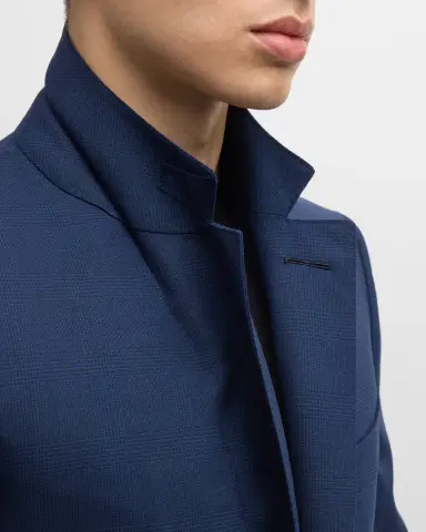 Tom Ford Men's Shelton Mouline Check Suit | Thumbnail 8