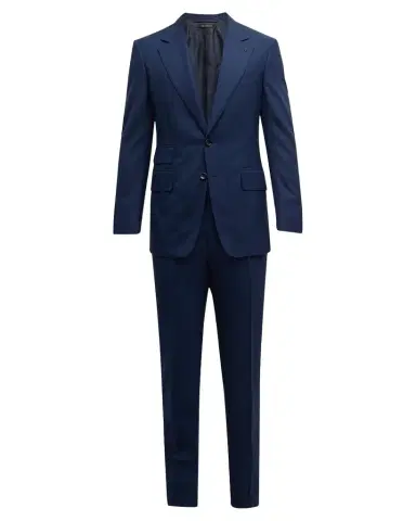 Tom Ford Men's Shelton Mouline Check Suit | Thumbnail 1