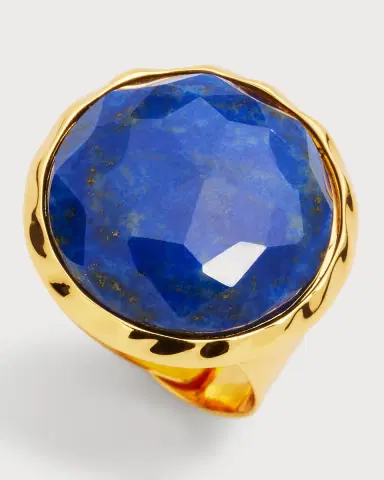 NEST Jewelry Lapis Adjustable Statement Ring | Thumbnail 2