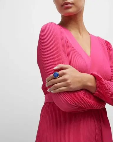 NEST Jewelry Lapis Adjustable Statement Ring | Thumbnail 4