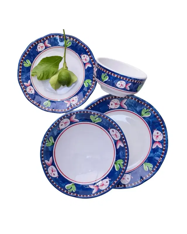 Vietri Melamine Campagna Pesce Pasta Bowl