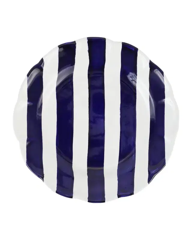 Amalfitana Stripe Salad Plate