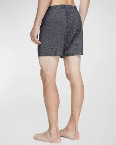Derek Rose Men's Plaza Pindot Boxer Shorts | Thumbnail 2