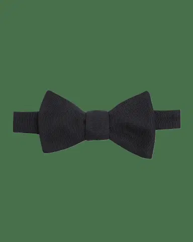 Kiton Men 's Silk Twill Bow Tie | Thumbnail 2