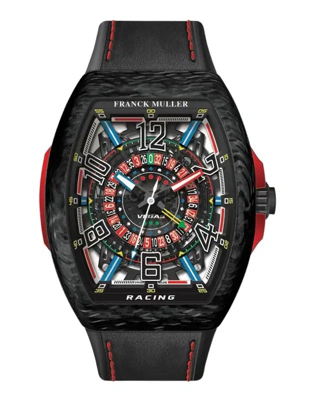 Franck Muller 45mm Vanguard Carbon Racing Vegas Watch