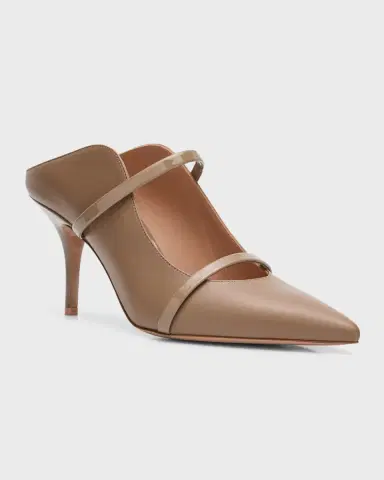 Malone Souliers Maureen Leather Dual-Band Mule Pumps | Thumbnail 3 Malone Souliers Maureen Leather Dual-Band Mule Pumps | Thumbnail 3