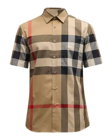 Burberry Men's Summerton Check Sport Shirt | Thumbnail 1 Burberry Men's Summerton Check Sport Shirt | Thumbnail 1