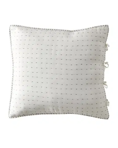 Designers Guild Chenevard Silver & Slate Euro Sham | Thumbnail 1