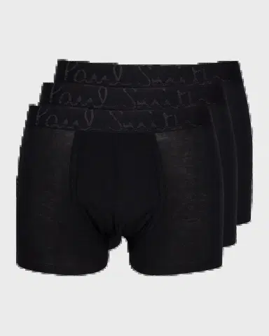 Paul Smith Men's 3-Pack Solid Stretch Trunks | Thumbnail 3