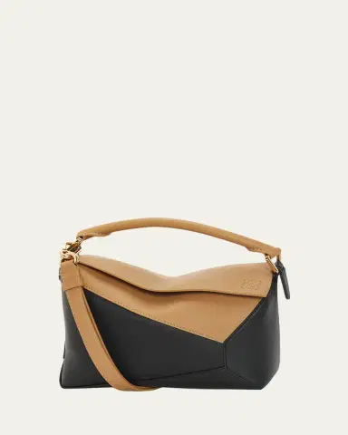 Loewe Puzzle Edge Small Top-Handle Bag in Bicolor Leather | Thumbnail 13 Loewe Puzzle Edge Small Top-Handle Bag in Bicolor Leather | Thumbnail 13