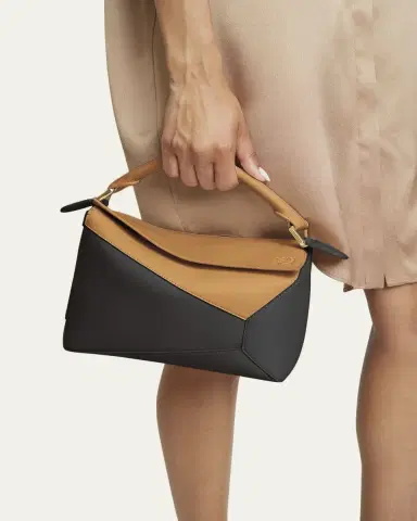 Loewe Puzzle Edge Small Top-Handle Bag in Bicolor Leather | Thumbnail 14 Loewe Puzzle Edge Small Top-Handle Bag in Bicolor Leather | Thumbnail 14