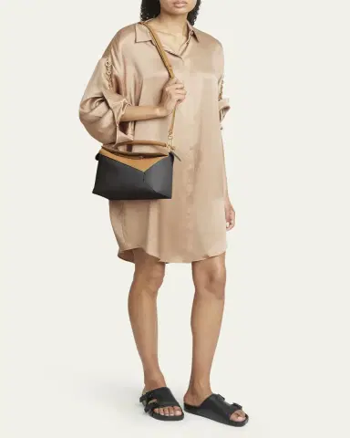 Loewe Puzzle Edge Small Top-Handle Bag in Bicolor Leather | Thumbnail 17 Loewe Puzzle Edge Small Top-Handle Bag in Bicolor Leather | Thumbnail 17