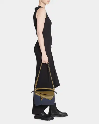 Loewe Puzzle Edge Small Top-Handle Bag in Bicolor Leather | Thumbnail 20 Loewe Puzzle Edge Small Top-Handle Bag in Bicolor Leather | Thumbnail 20