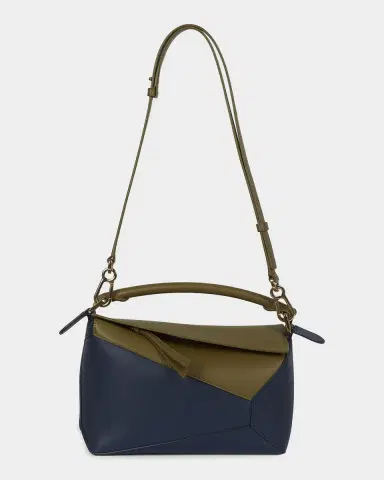 Loewe Puzzle Edge Small Top-Handle Bag in Bicolor Leather | Thumbnail 21 Loewe Puzzle Edge Small Top-Handle Bag in Bicolor Leather | Thumbnail 21