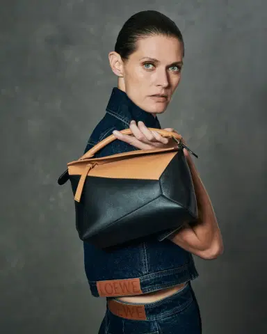 Loewe Puzzle Edge Small Top-Handle Bag in Bicolor Leather | Thumbnail 4 Loewe Puzzle Edge Small Top-Handle Bag in Bicolor Leather | Thumbnail 4